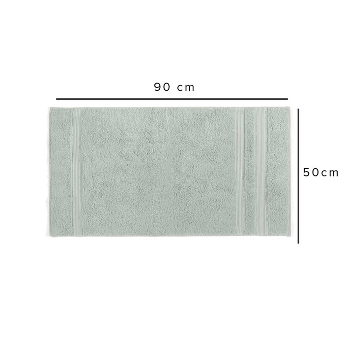 Mijölnir Toalla de Manos London, Sea Green - Algodón y Bambú, 685 gr/m², 50x90 cm